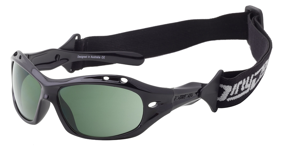 Wetglass Curl Ii Satin Black Green Polarised Pol