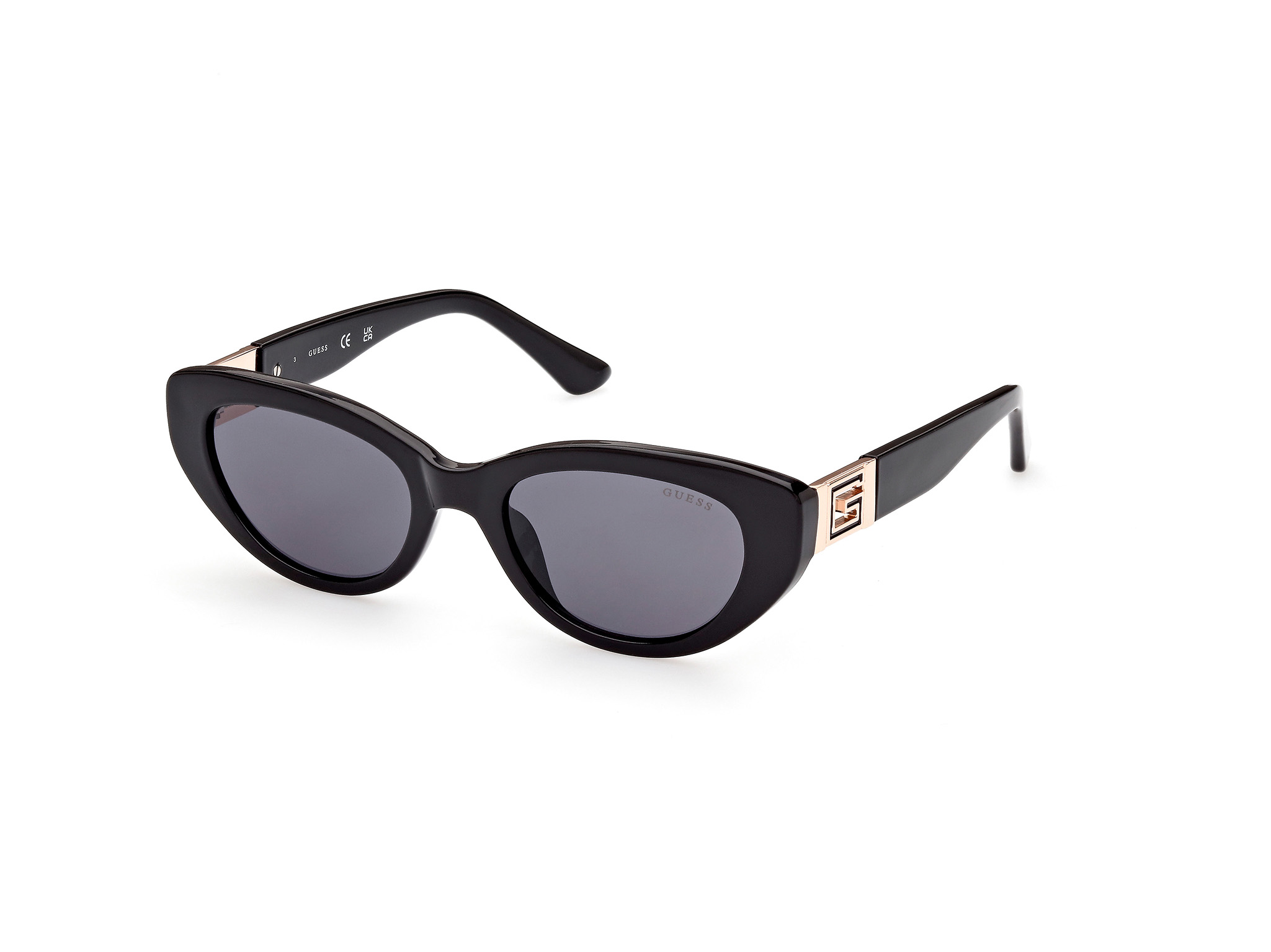 Gu7849 Shiny Black / Smoke