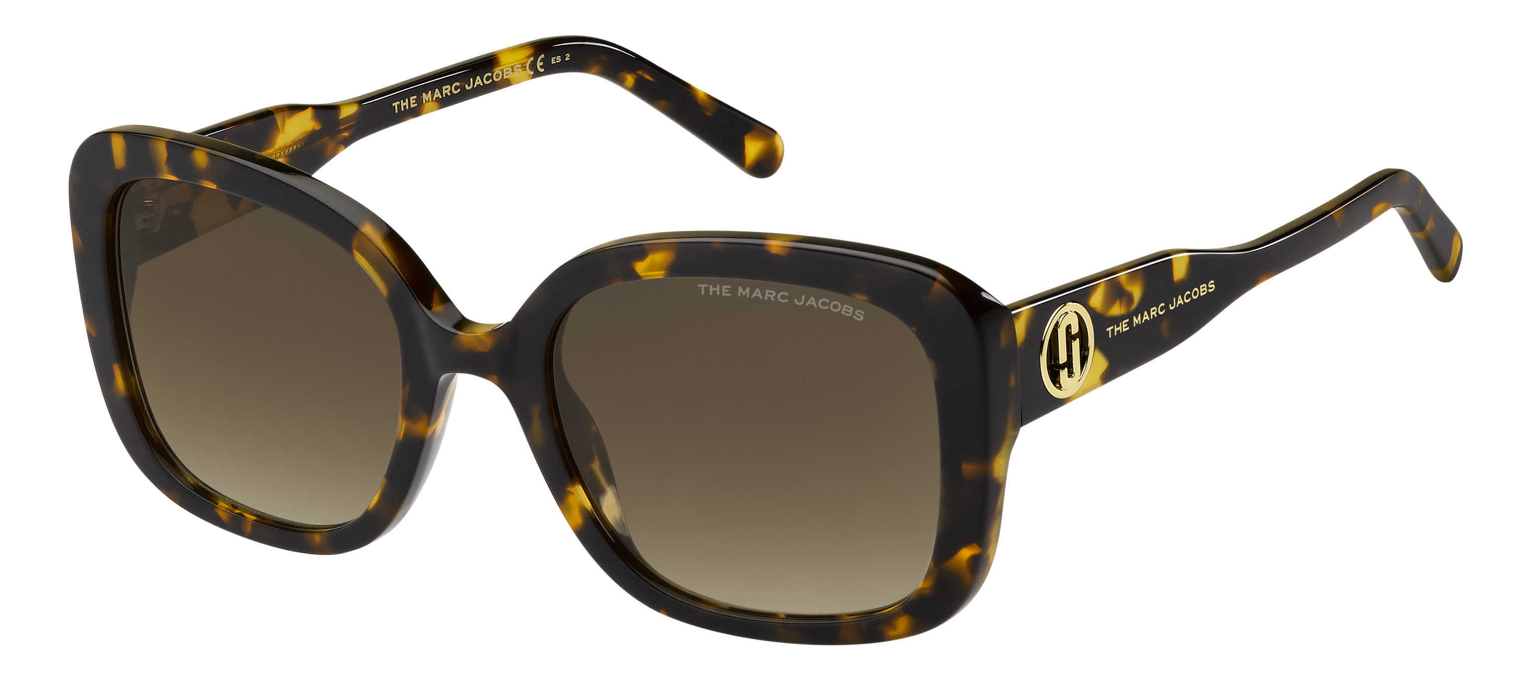 New Authentic Marc Jacobs MARC 522/S Sunglasses – Gold Havana / Brown Gradient Marc 614/s Havana / Brown main image 4