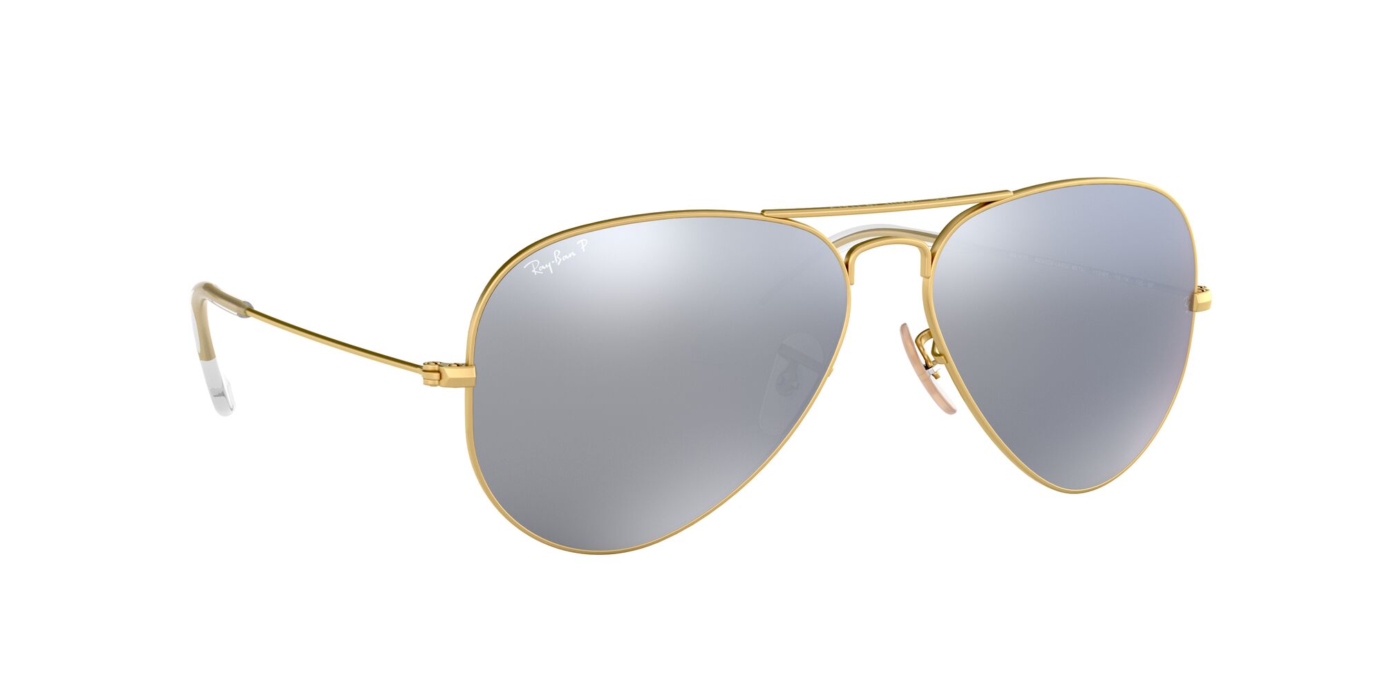 Aviator Large Metal Matte Arista / Grey Mirror Pol